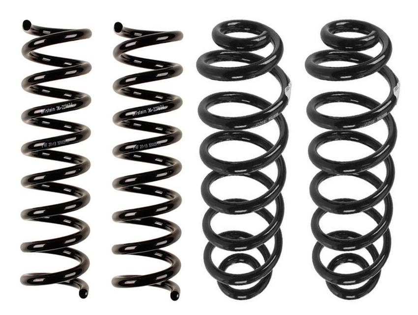 Mercedes Coil Spring Set - Front and Rear (Heavy Duty Version for Standard Suspension) (B3 OE Replacement) 2023212004 - Bilstein 3807618KIT